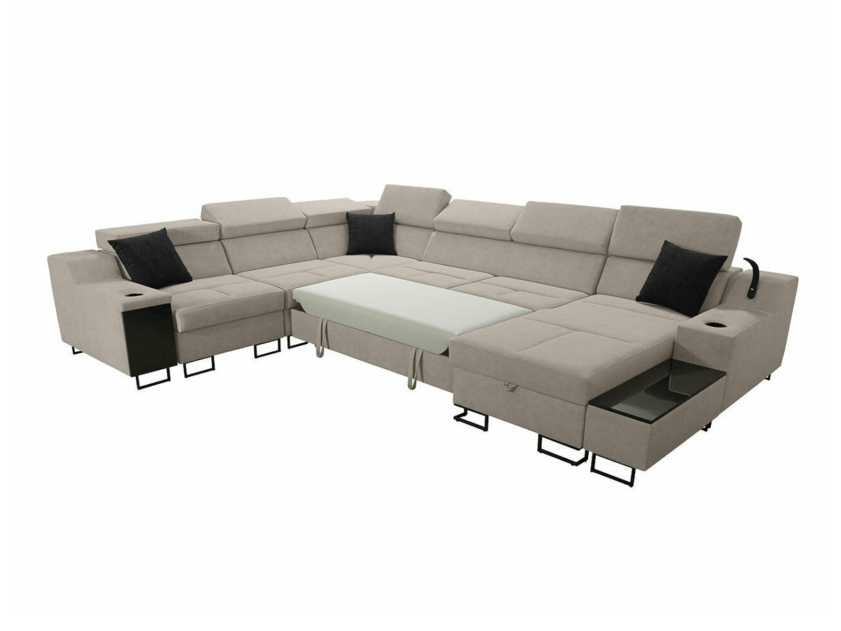 Sarokkanapé Narożnik ALICANTE VIII, Szín: Uttario Velvet 2979 + Uttario Velvet 2980, Változatok: Balos