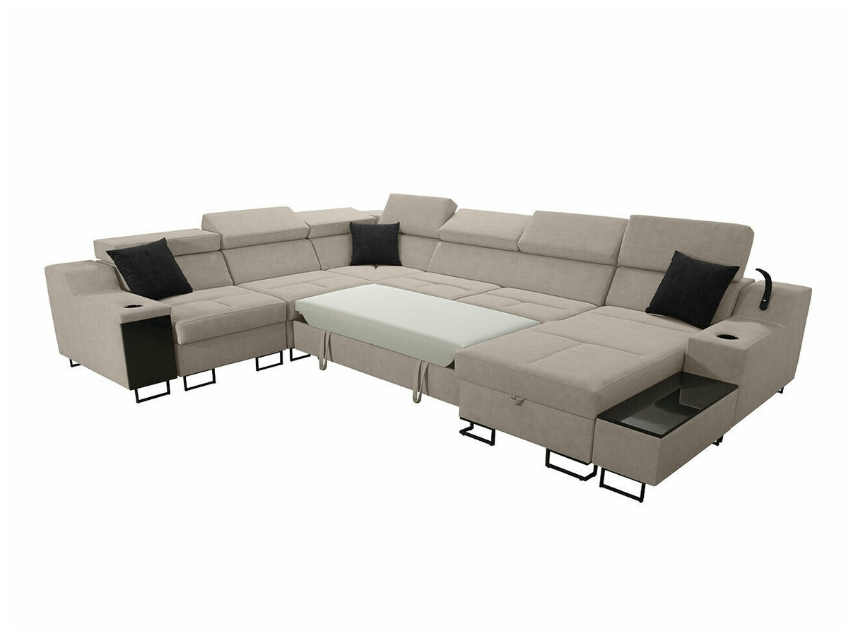 Sarokkanapé Narożnik ALICANTE VIII, Szín: Uttario Velvet 2980 + Uttario Velvet 2973, Változatok: Balos