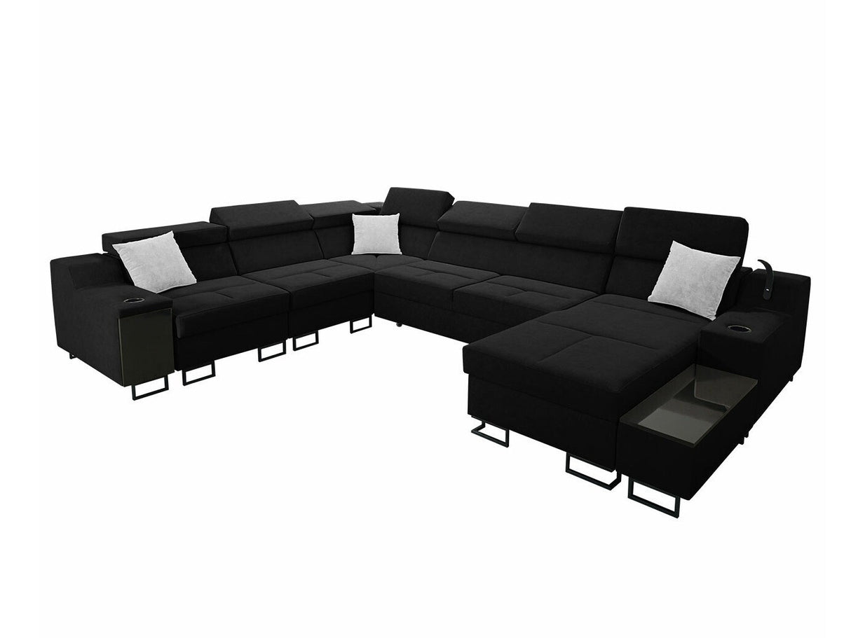 Sarokkanapé Narożnik ALICANTE VIII, Szín: Uttario Velvet 2980 + Uttario Velvet 2973, Változatok: Jobbos