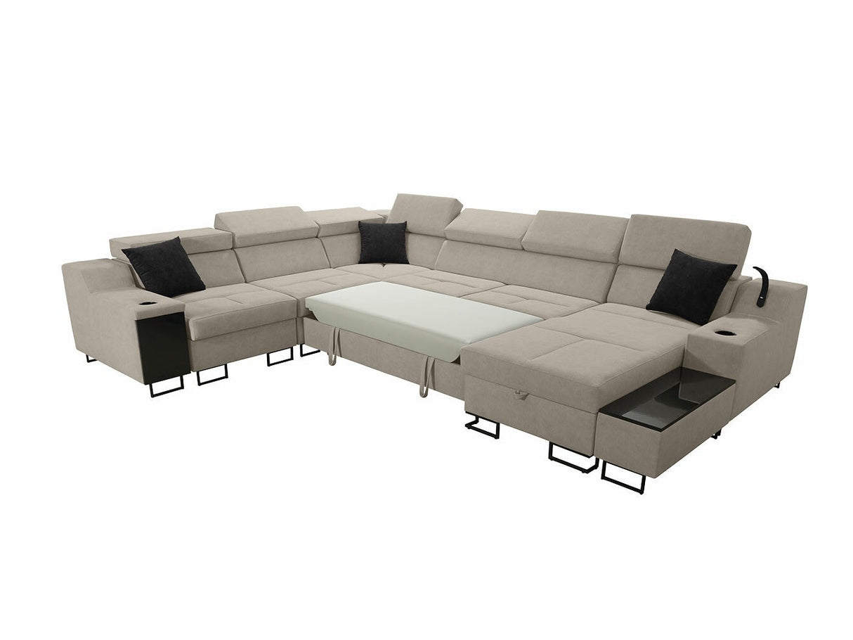 Sarokkanapé Narożnik ALICANTE VIII, Szín: Uttario Velvet 2951 + Uttario Velvet 2954, Változatok: Balos