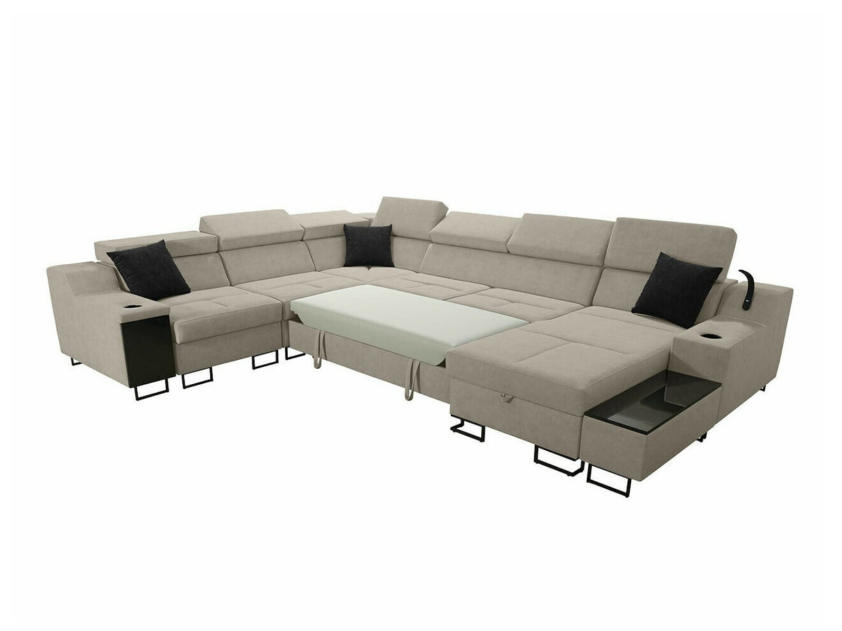 Sarokkanapé Narożnik ALICANTE VIII, Szín: Uttario Velvet 2967 + Uttario Velvet 2973, Változatok: Balos