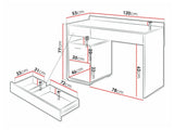 Íróasztal Qubic QB-08