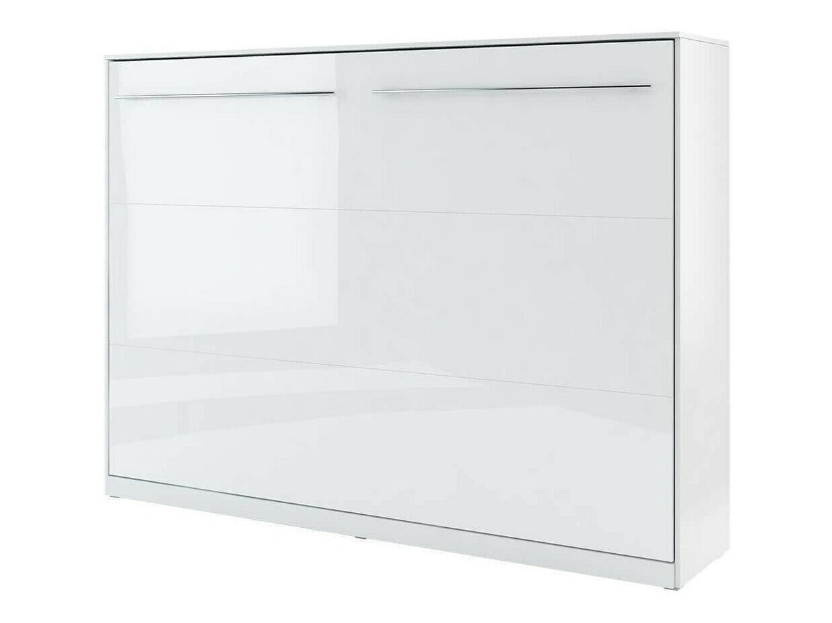Szekrényágy CONCEPT PRO CP-04 I, Szín: Fehér + Fényes fehér, Alvó felület mérete: 140 x 200 cm