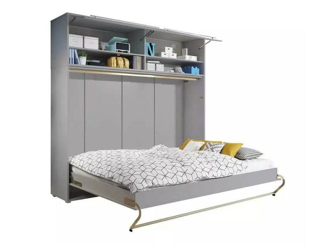Szekrényágy CONCEPT PRO CP-06 I, Szín: Szürke, Alvó felület mérete: 90 x 200 cm