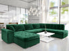 Sarokkanapé Niko (Tony) Toptextil, Szín: Magic Velvet 2225-151 + Venus Velvet 2941, Változatok: Balos