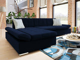 Sarokkanapé Malwi Premium (Laviva Premium), Szín: Magic Velvet 2216 + Senegal 818, Változatok: Balos