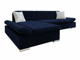 Sarokkanapé Malwi Premium (Laviva Premium), Szín: Magic Velvet 2216 + Senegal 818, Változatok: Balos