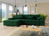 Sarokkanapé Bangkok (Kanton) Toptextil, Szín: Uttario Velvet 2951 + Venus Velvet 2941 P137, Változatok: Balos