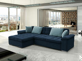 Sarokkanapé Diana (Dinem) Toptextil, Szín: Otusso 22 + Velvetto 06, Változatok: Balos