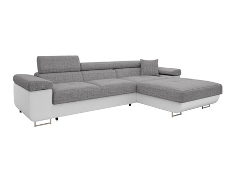 Sarokkanapé Narożnik TOREZIO MINI, Szín: Soft 017 + Lux 05, Változatok: Jobbos