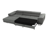 Sarokkanapé Narożnik TOREZIO MINI, Szín: Soft 017 + Lux 05, Változatok: Jobbos