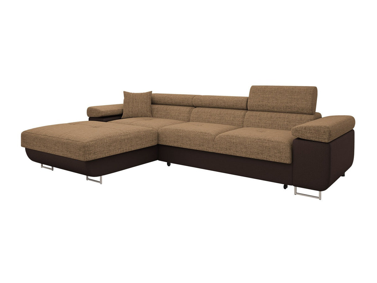 Sarokkanapé Narożnik TOREZIO MINI, Szín: Soft 066 + Lux 03, Változatok: Balos