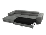 Sarokkanapé Narożnik TOREZIO MINI, Szín: Soft 029 + Lux 05, Változatok: Balos