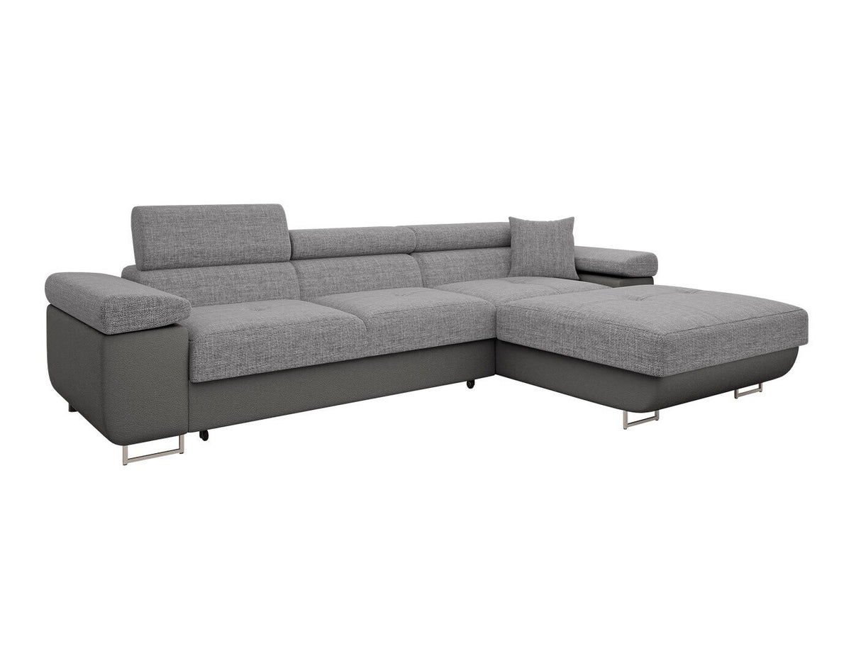 Sarokkanapé Narożnik TOREZIO MINI, Szín: Soft 029 + Lux 05, Változatok: Jobbos