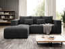 Sarokkanapé Narożnik STRIPES (Zozolia Cord), Szín: Poso 34, Változatok: Balos