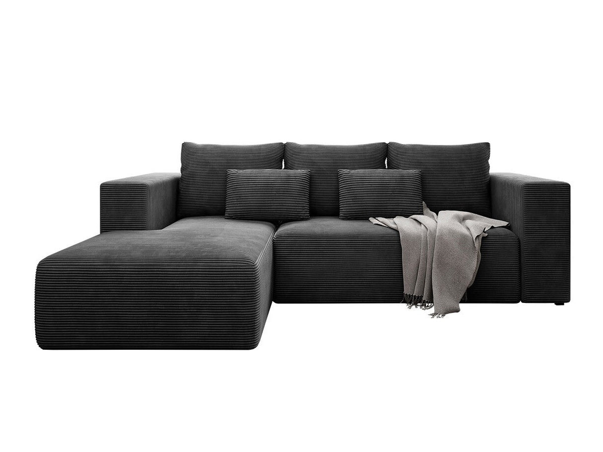 Sarokkanapé Narożnik STRIPES (Zozolia Cord), Szín: Poso 34, Változatok: Balos