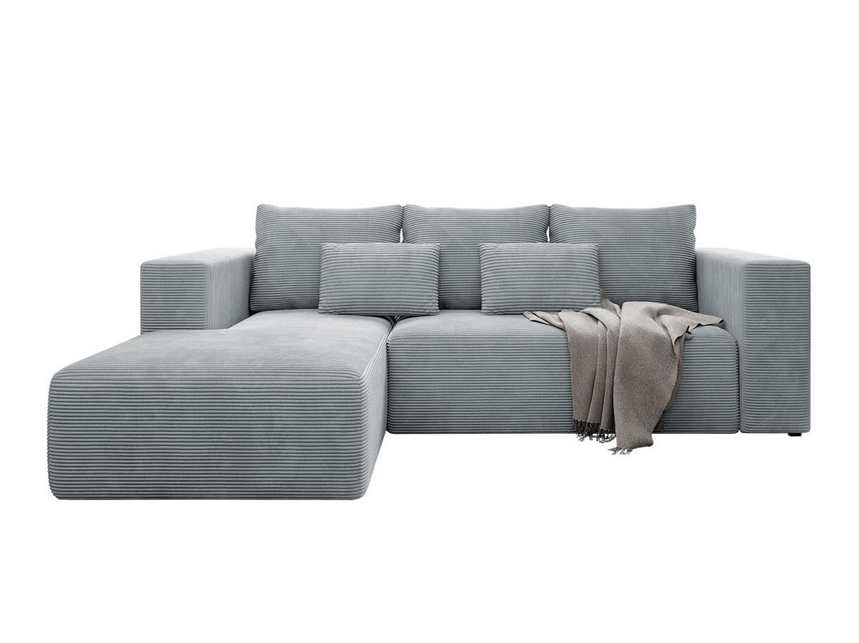 Sarokkanapé Narożnik STRIPES (Zozolia Cord), Szín: Poso 55, Változatok: Balos