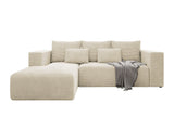 Sarokkanapé Narożnik STRIPES (Zozolia Cord), Szín: Poso 100, Változatok: Balos