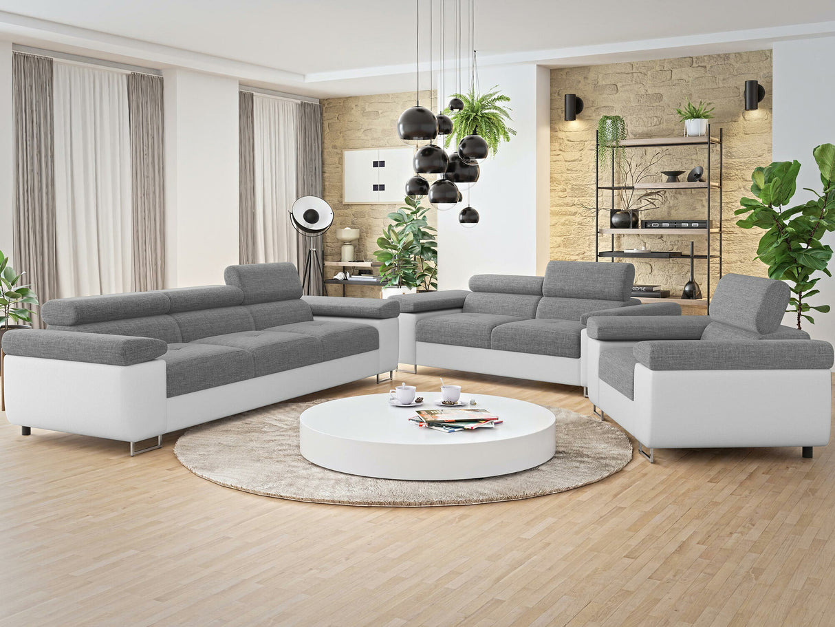 Kárpitozott bútorok Zestaw TOREZIO 3+2+1, Szín: Soft 017 + Lux 05