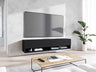 TV-állvány Lowboard A140 (Adenik 140), Led világítás: Nem, Szín: Grafit