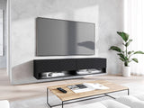 TV-állvány Lowboard A140 (Adenik 140), Led világítás: Igen, Szín: Grafit