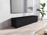 TV-állvány Lowboard D140 (Dlone 140), Led világítás: Igen, Szín: Grafit