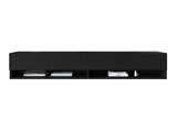 TV-állvány Lowboard A180 (Adenik 180), Led világítás: Nem, Szín: Fekete + Grafit
