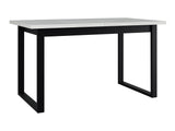 Asztal Stół IKON 3 LAMINAT, Szín: Fehér + Fekete