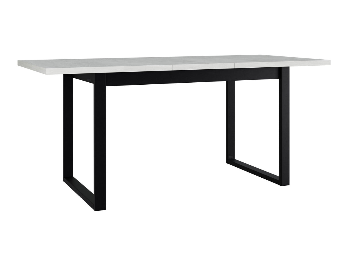 Asztal Stół IKON 3 LAMINAT, Szín: Fehér + Fekete