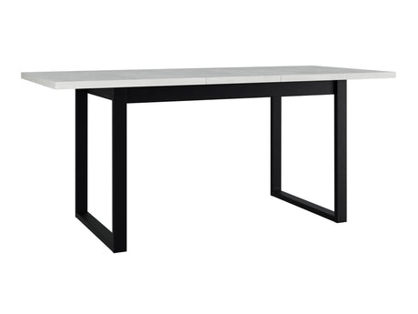 Asztal Stół IKON 3 LAMINAT, Szín: Fehér + Fekete