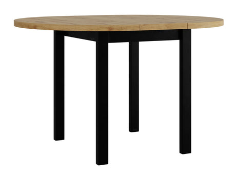 Asztal Stół POLI 2 L LAMINAT, Szín: Artisan tölgy + Fehér