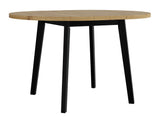 Asztal Stół OSLO 3 L LAMINAT, Szín: Artisan tölgy + Fehér