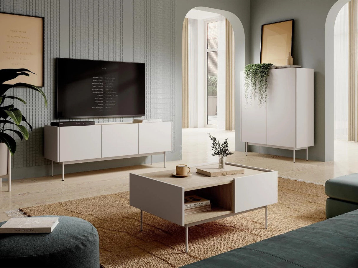 Dohányzóasztal Ława COLOR L97 Kasmír/Dąb linea