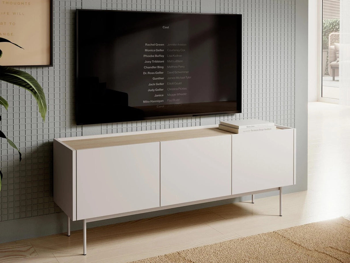 TV-állvány Szafka RTV COLOR 144 Kasmír/Dąb linea