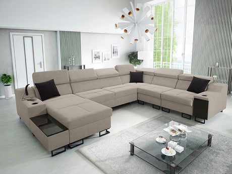 Sarokkanapé Narożnik ALICANTE VIII, Szín: Uttario Velvet 2979 + Uttario Velvet 2980, Változatok: Balos