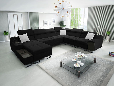 Sarokkanapé Narożnik ALICANTE VIII, Szín: Uttario Velvet 2980 + Uttario Velvet 2973, Változatok: Balos