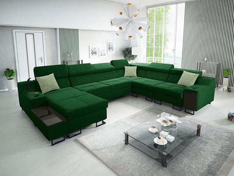 Sarokkanapé Narożnik ALICANTE VIII, Szín: Uttario Velvet 2951 + Uttario Velvet 2954, Változatok: Balos