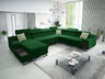 Sarokkanapé Narożnik ALICANTE VIII, Szín: Uttario Velvet 2951 + Uttario Velvet 2954, Változatok: Balos