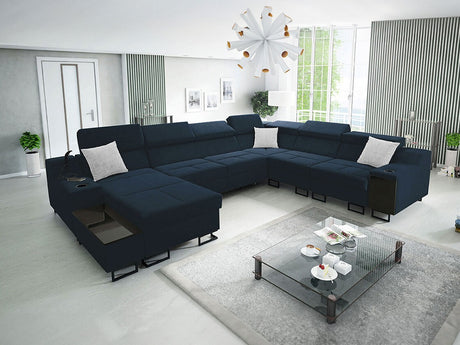 Sarokkanapé Narożnik ALICANTE VIII, Szín: Uttario Velvet 2967 + Uttario Velvet 2973, Változatok: Balos