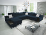 Sarokkanapé Narożnik ALICANTE VIII, Szín: Uttario Velvet 2967 + Uttario Velvet 2973, Változatok: Balos
