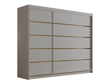 Gardróbszekrény Szafa AMBER 250 VII, Szín: Kasmír, Tükör: Nem