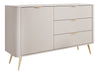 Komód Komoda 1D3S LANTE, Szín: Beige