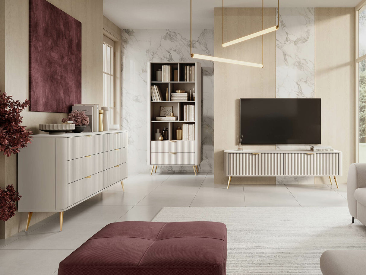 Komód Komoda 6S LANTE, Szín: Beige