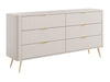 Komód Komoda 6S LANTE, Szín: Beige