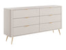 Komód Komoda 6S LANTE, Szín: Beige