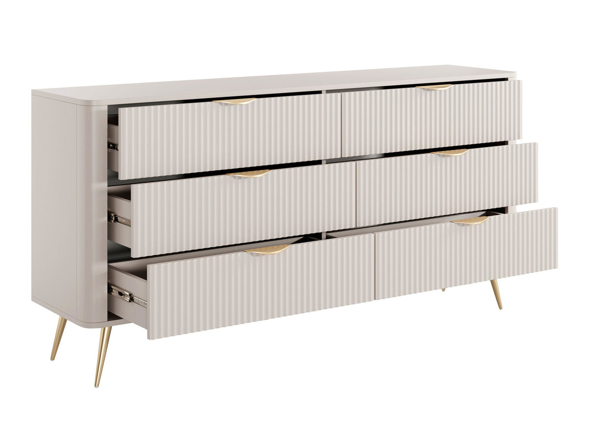 Komód Komoda 6S LANTE, Szín: Beige