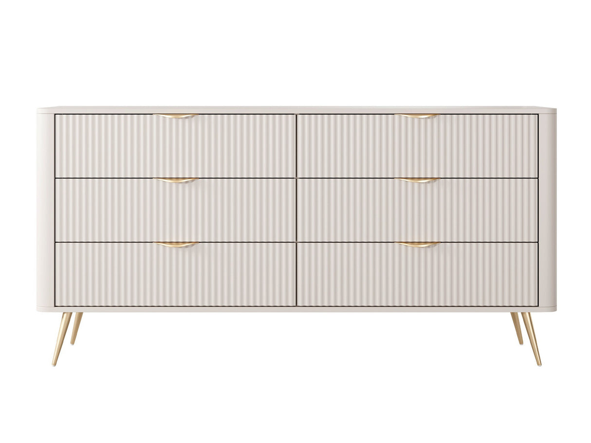 Komód Komoda 6S LANTE, Szín: Beige