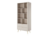 Könyvespolc Regał LANTE, Szín: Beige