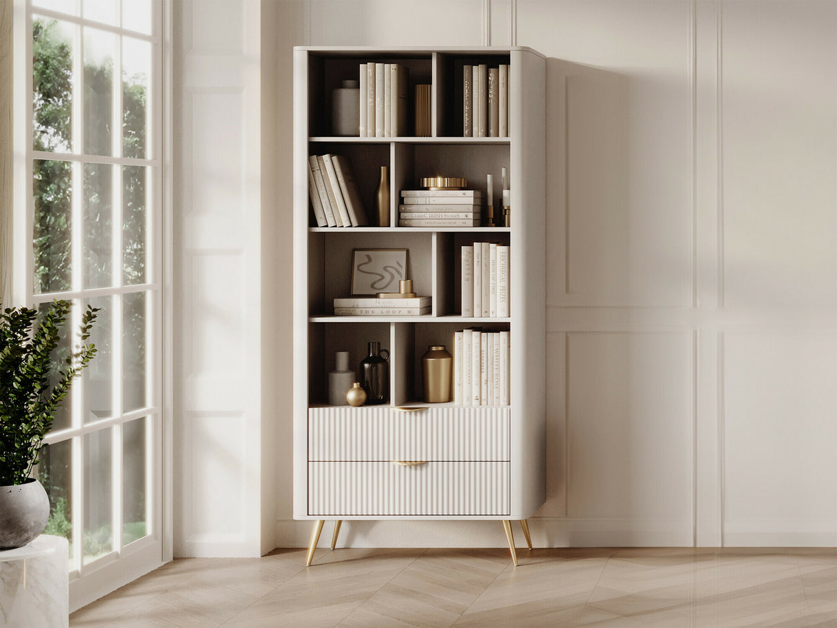 Könyvespolc Regał LANTE, Szín: Beige