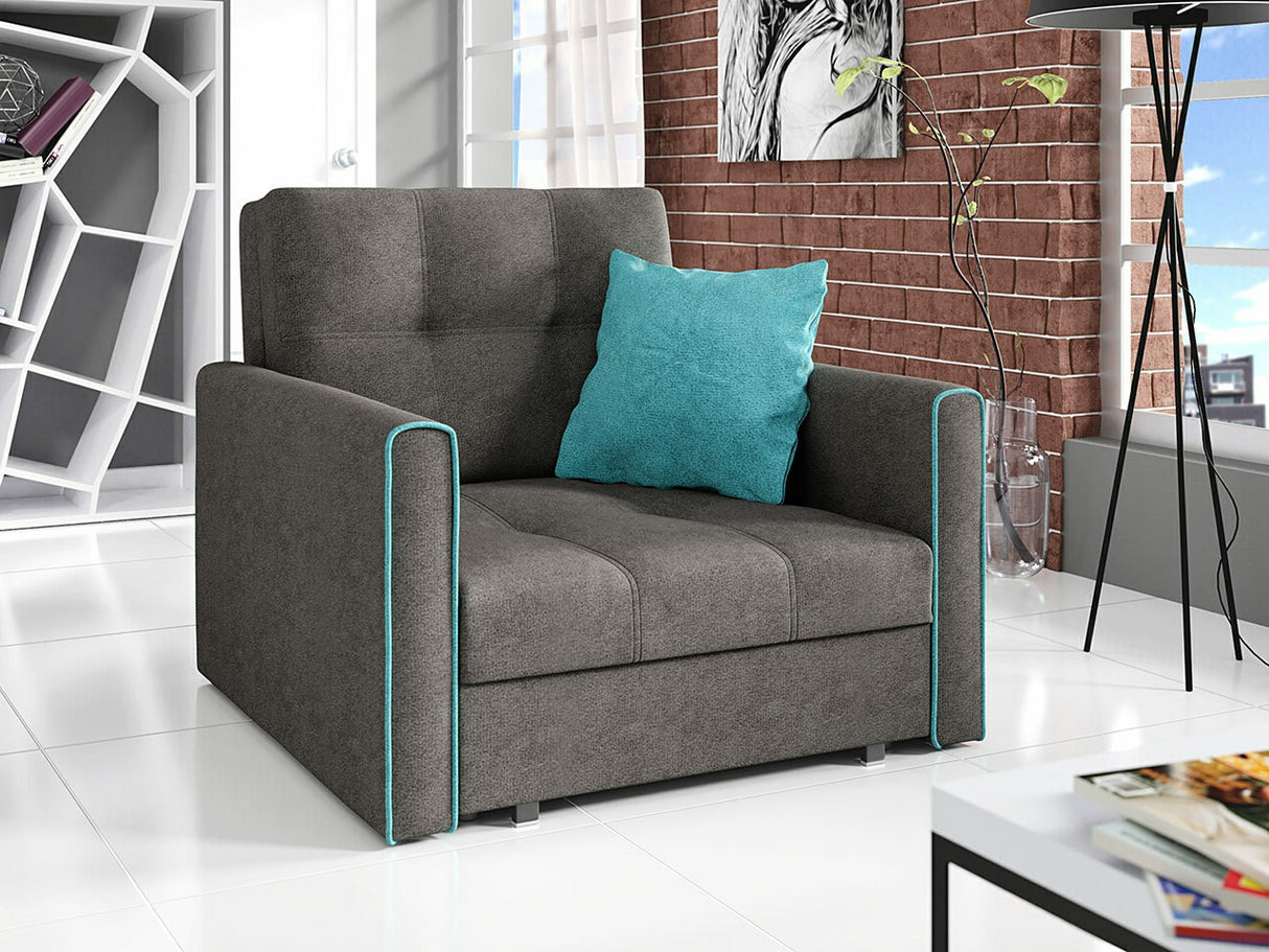 Fotel Viva Bis I (Clivia Bis I), Szín: Alova 36 + Alova 29